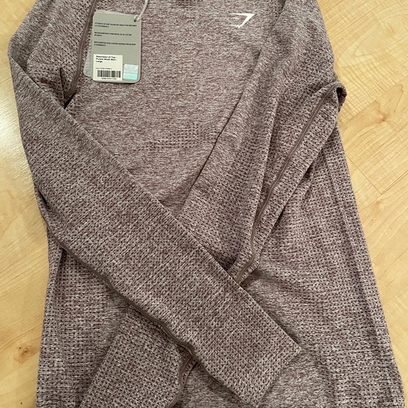 Gymshark vital seamless long sleeve in purple marl - Picture 2 of 3